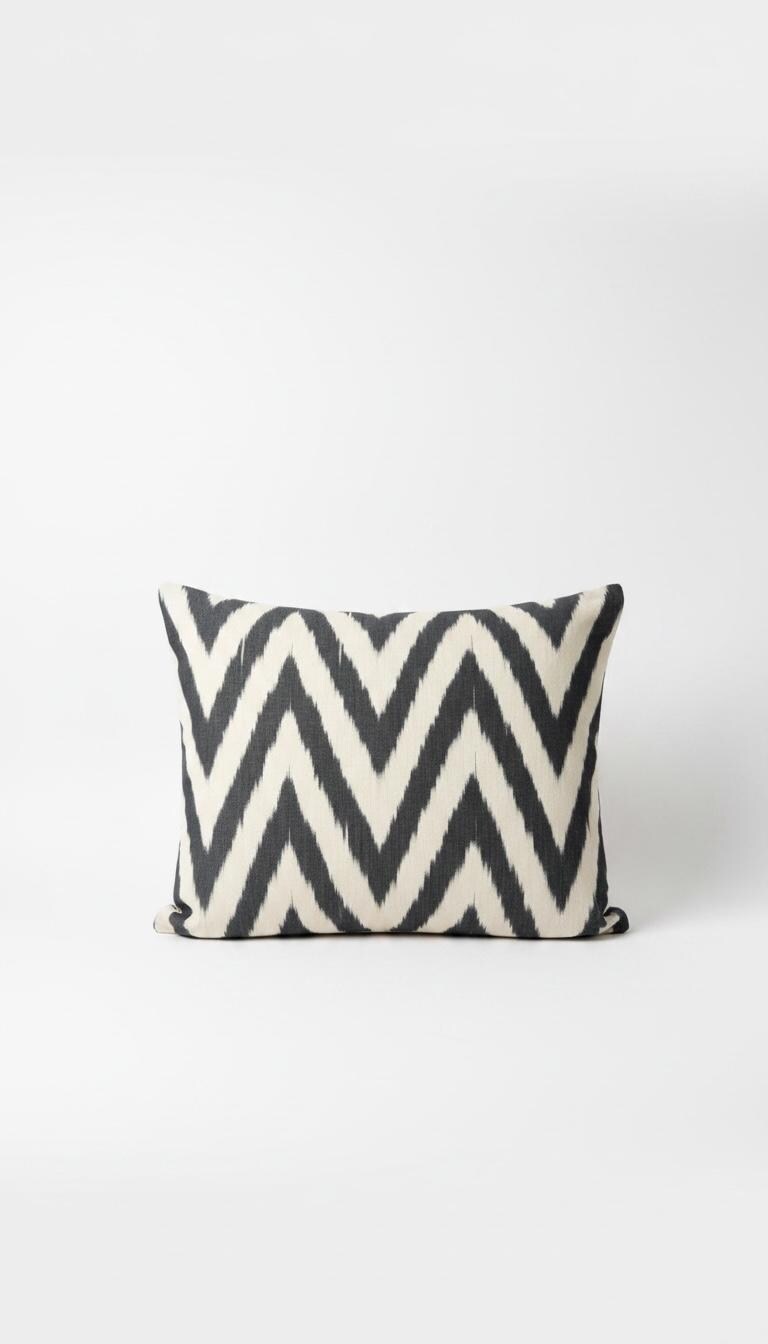 Luxury Ikat Silk Velvet Cushion covers only , Handwoven Silk , Linen back ,Limited Edition Home decor