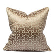 The Champagne Link Cushion – Luxury Woven Jacquard Accent Pillow