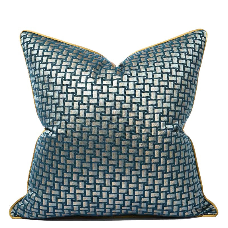 Blue and mustard