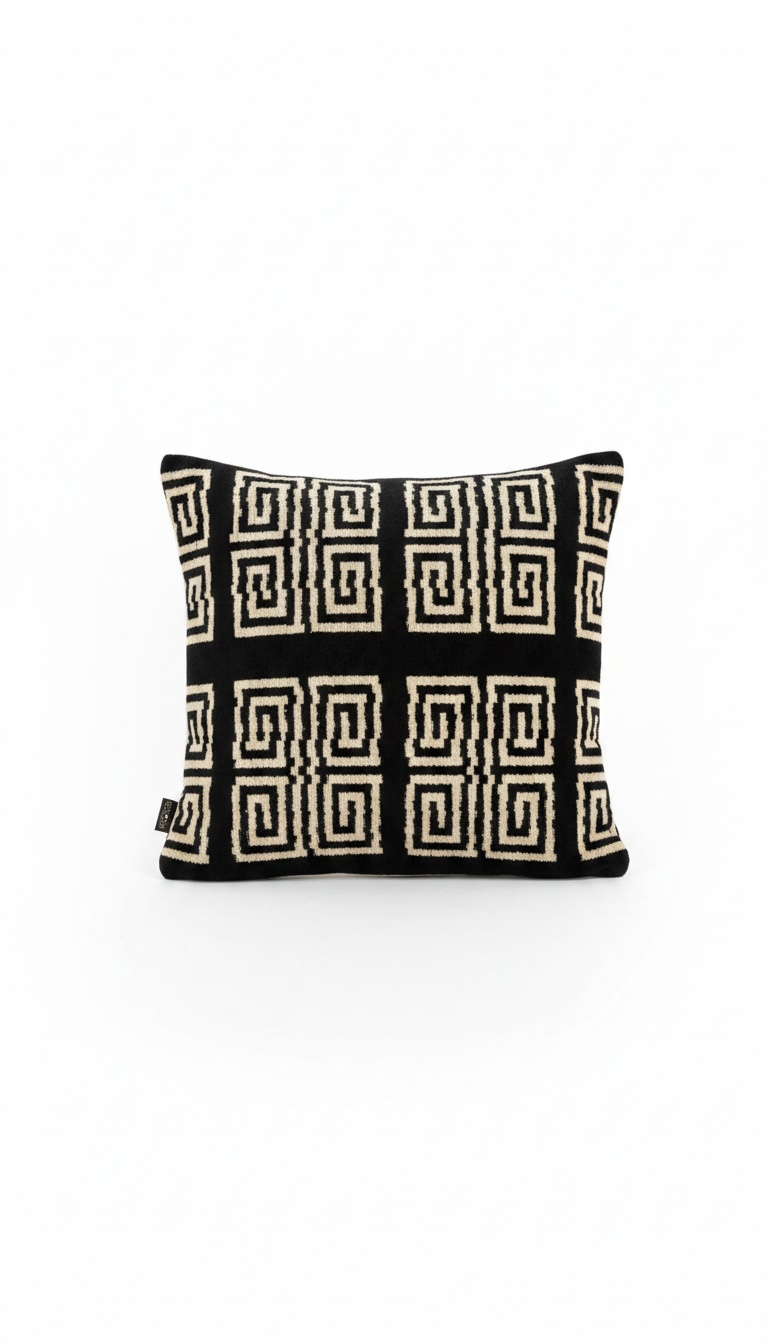 Silk Velvet Ikat Cushion covers