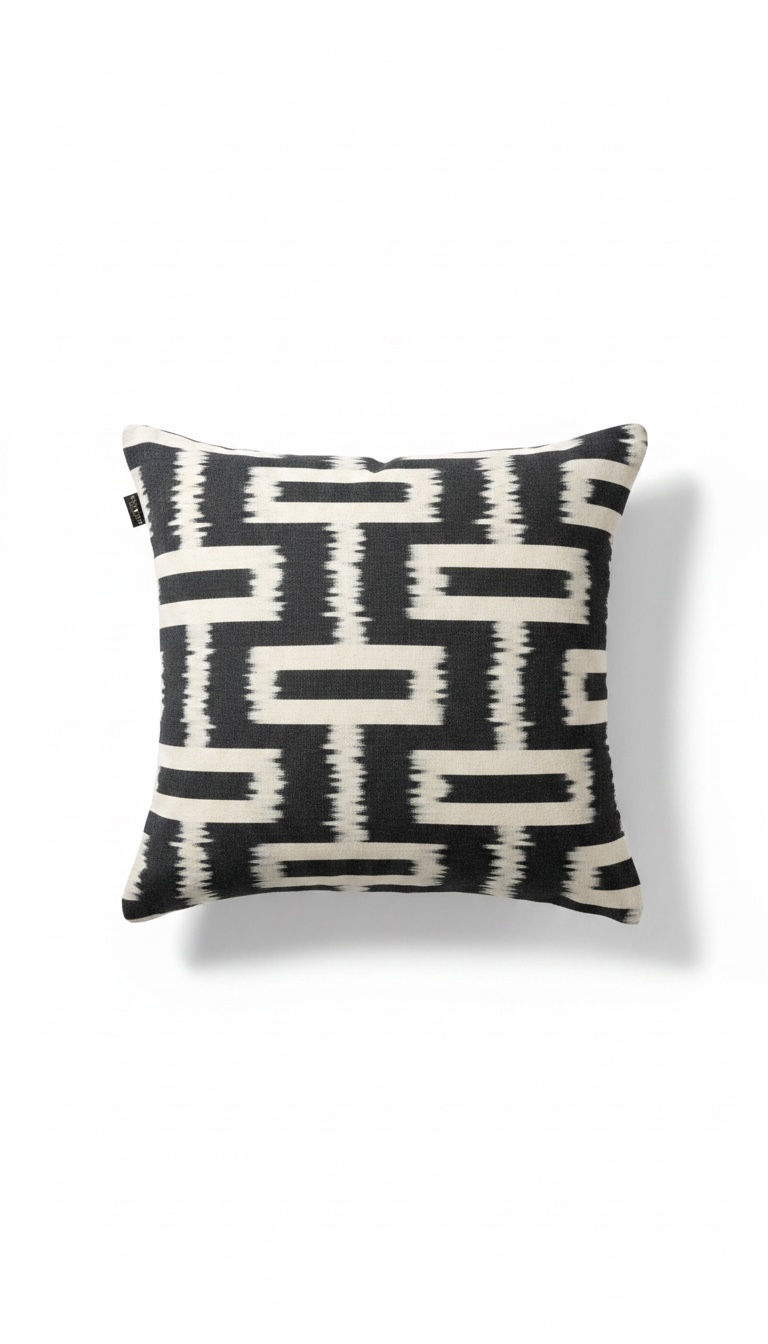 Silk Velvet Ikat Cushion covers