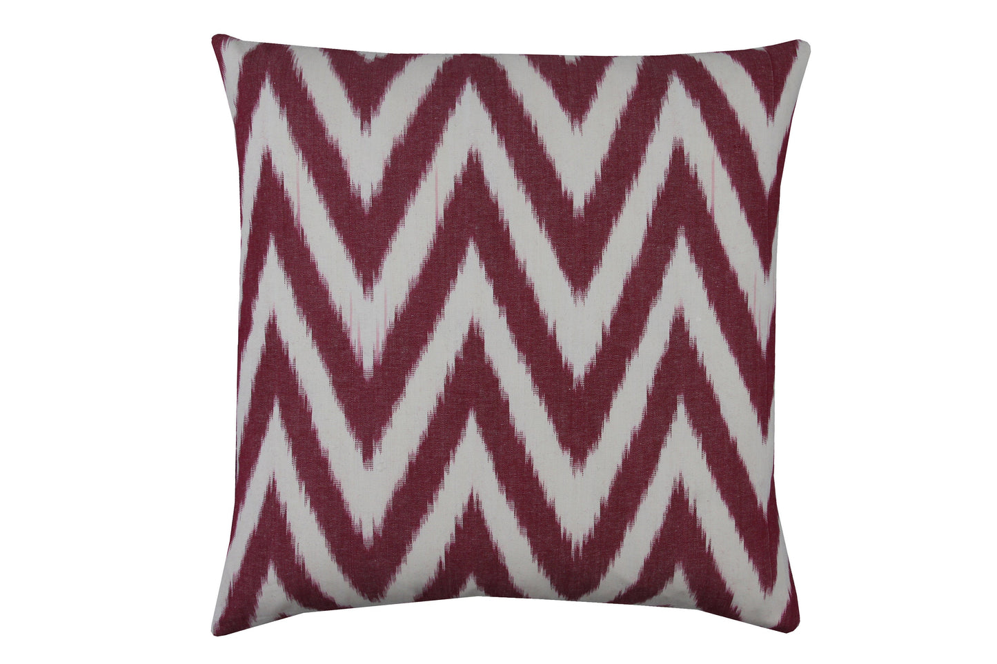 Luxury Ikat Silk Velvet Cushion Cover only - Handwoven Silk, Linen Back, Limited Edition Home Decor