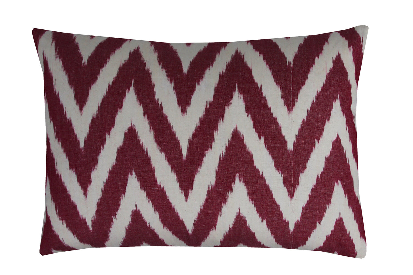 Luxury Silk Velvet Ikat Cushion Cover only , Handwoven Silk ,Linen Back ,Limited edition decor