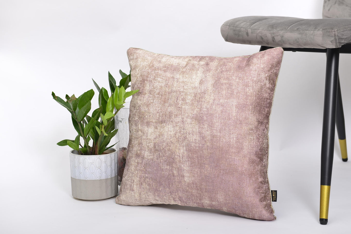 Limited edition Set of 3 , Textured abstract Design cushion , luxury fabric .