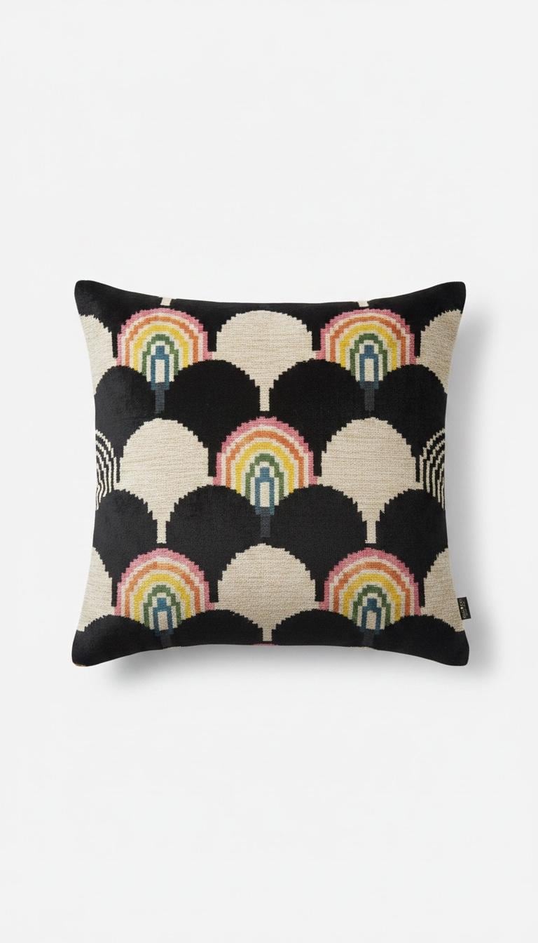 Luxury Ikat Silk Velvet Cushion covers only , Handwoven Silk , Linen back ,Limited Edition Home decor