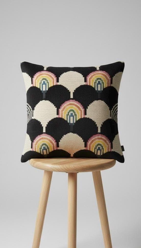 Luxury Ikat Silk Velvet Cushion covers only , Handwoven Silk , Linen back ,Limited Edition Home decor